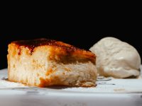 Torrija de brioche con helado