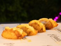 Gyozas a las tres cremas 